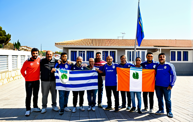 북키프로스 축구 리그 - "A young, aspiring soccer player in North Cyprus wearing a fully clothed training uniform, practicin...