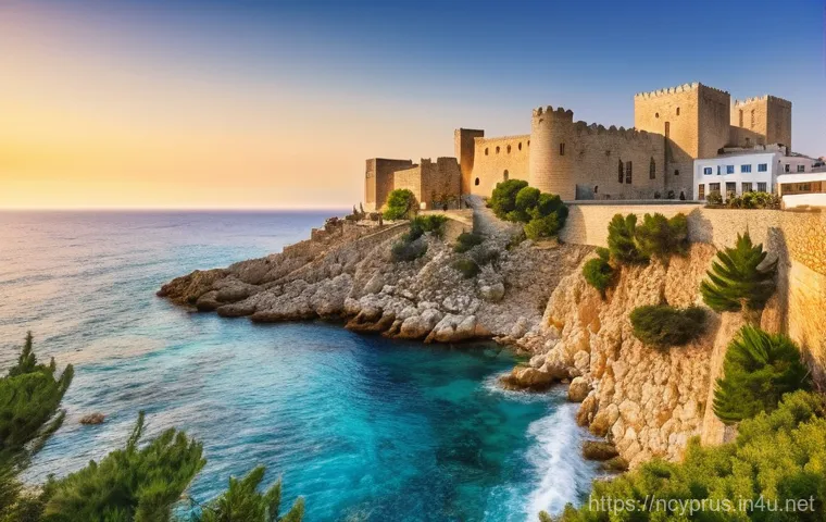 북키프로스 사건 사고 - **Prompt:** A poignant and symbolic representation of the divided island of Cyprus. The image subtly...